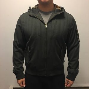 Men’s Gray Zippered Jacket